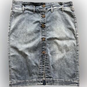 One5one denim skirt button‎ down women’s size 3X
